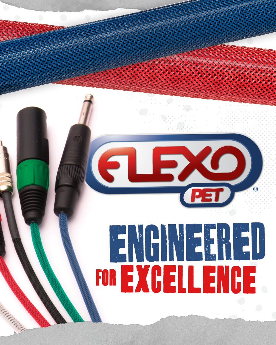 Techflex_inc's tweet photo. 🚀 Upgrade your cable game with Flexo® PET! Its expandable, abrasion‑resistant braid gives you clean installs and long‑lasting protection. Perfect for AV cables or any project that demands reliability. 🔧✨ #Techflex #FlexoPET #TechSolutions #ProInstall https://t.co/4kq2HQHpVw