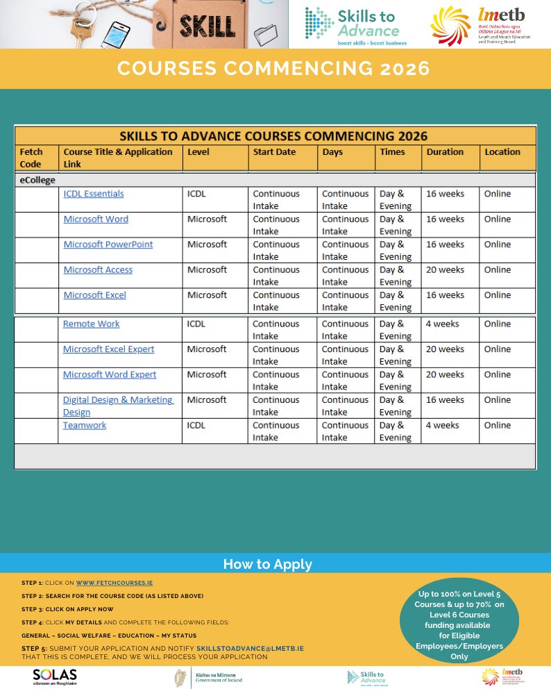 Skills to Advance LMETB tweet media