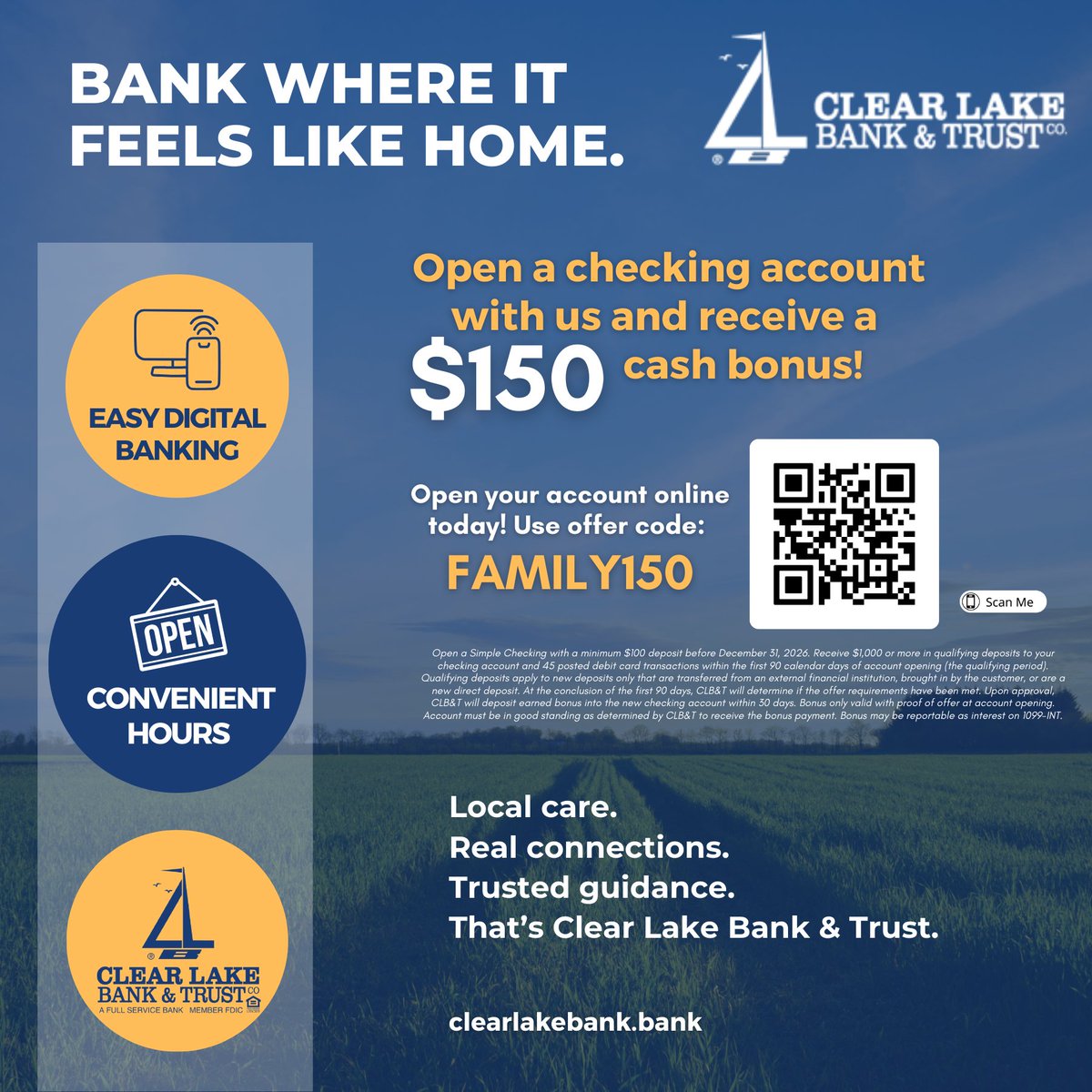 Clear Lake Bank & Trust tweet media