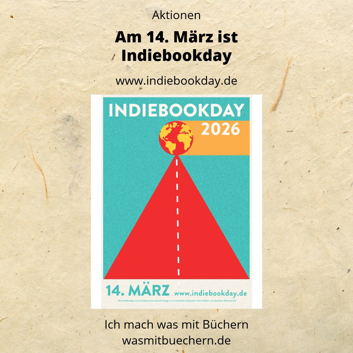 wasmitbuechern's tweet photo. Morgen ist Indiebookday!
»Ihr liebt schöne Bücher. Am #Indiebookday könnt Ihr das allen zeigen.«
▶ https://t.co/o7XyhlwHSq https://t.co/ceOwn70N4a