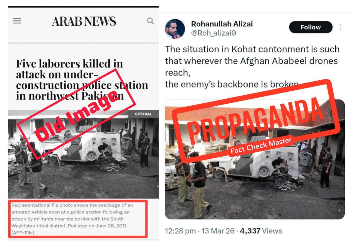 Fact-check: Old image circulated by Afghan accounts is from 2011, not a recent incident