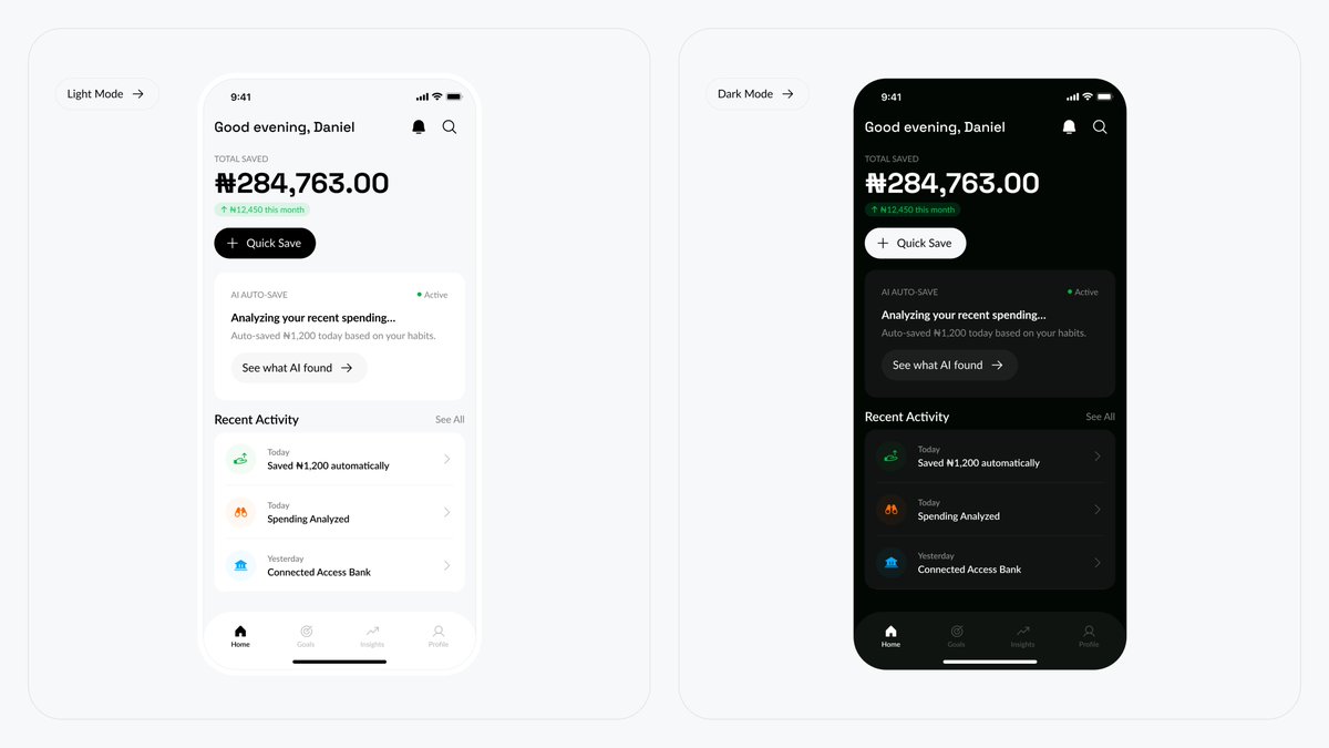 ezerolimits's tweet photo. What if your savings app understood your spending habits?

I designed an AI-powered savings app that automatically sets aside money based on your spending habits.

I'd love to hear your thoughts! 🙂 https://t.co/4yt3fqbugr