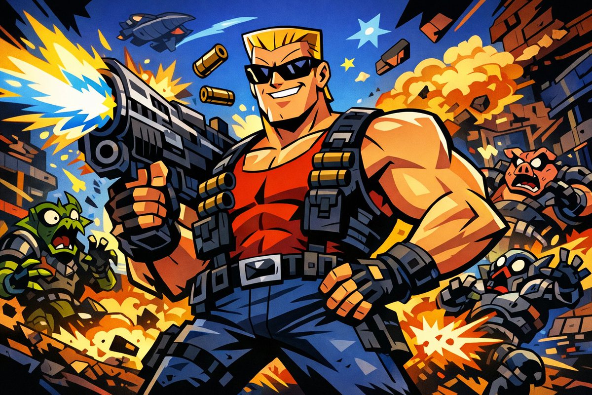 Retrega_Reset's tweet photo. Hail to the king, baby, now in animation.
Duke Nukem 90s Animated Series lost media concept
#DukeNukem #KingBaby #FPS #CartoonConcept https://t.co/8Ap4Q8lz0d