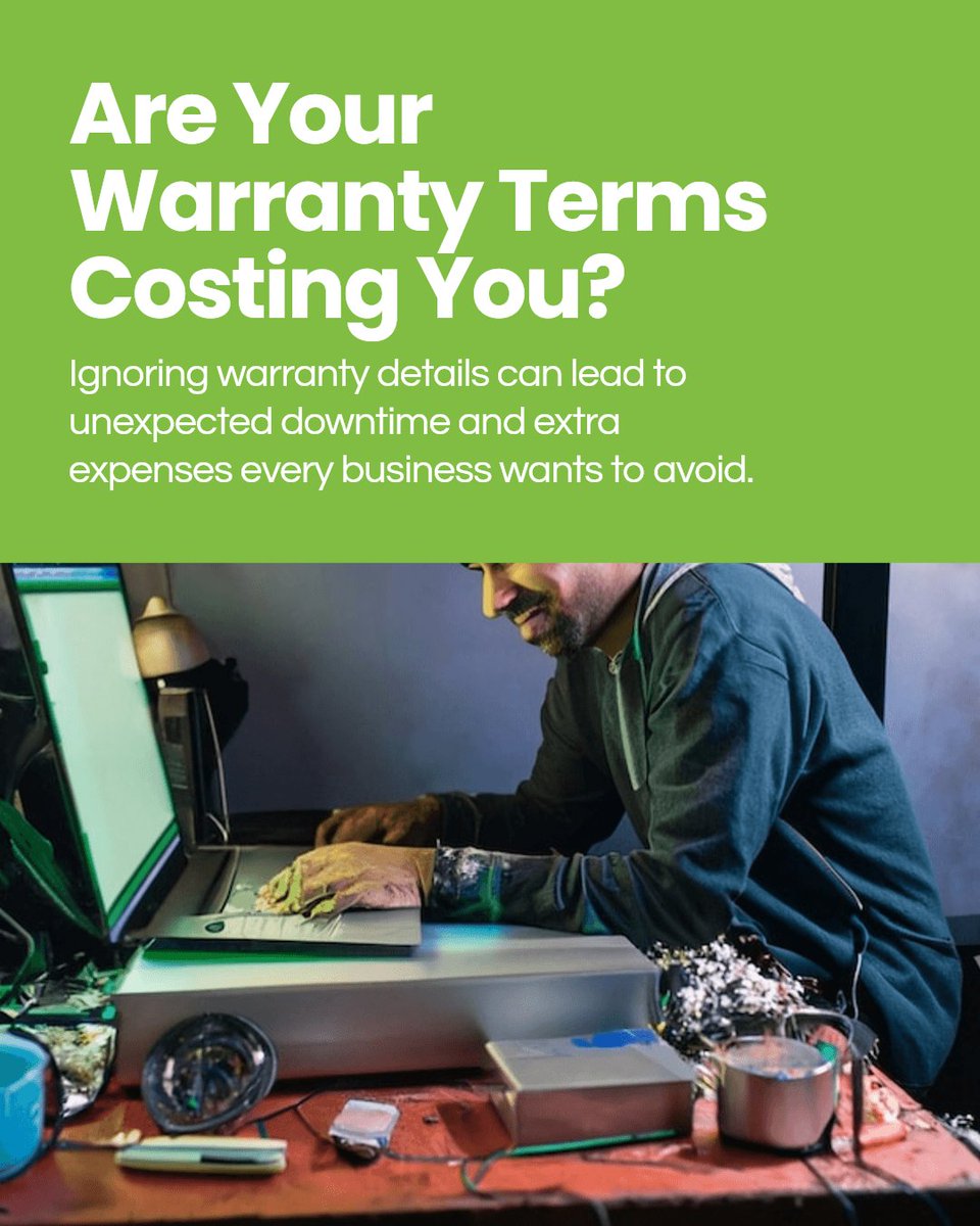 Run_DLJ's tweet photo. Ignoring warranty details in telecom purchases can cost you downtime and surprise expenses. Clear warranty and RMA policies protect your uptime and budget. Are your warranty terms truly working for you? Let's discuss.

#Warranty #RMA #Uptime #Downtime https://t.co/SZWXhHLzVD