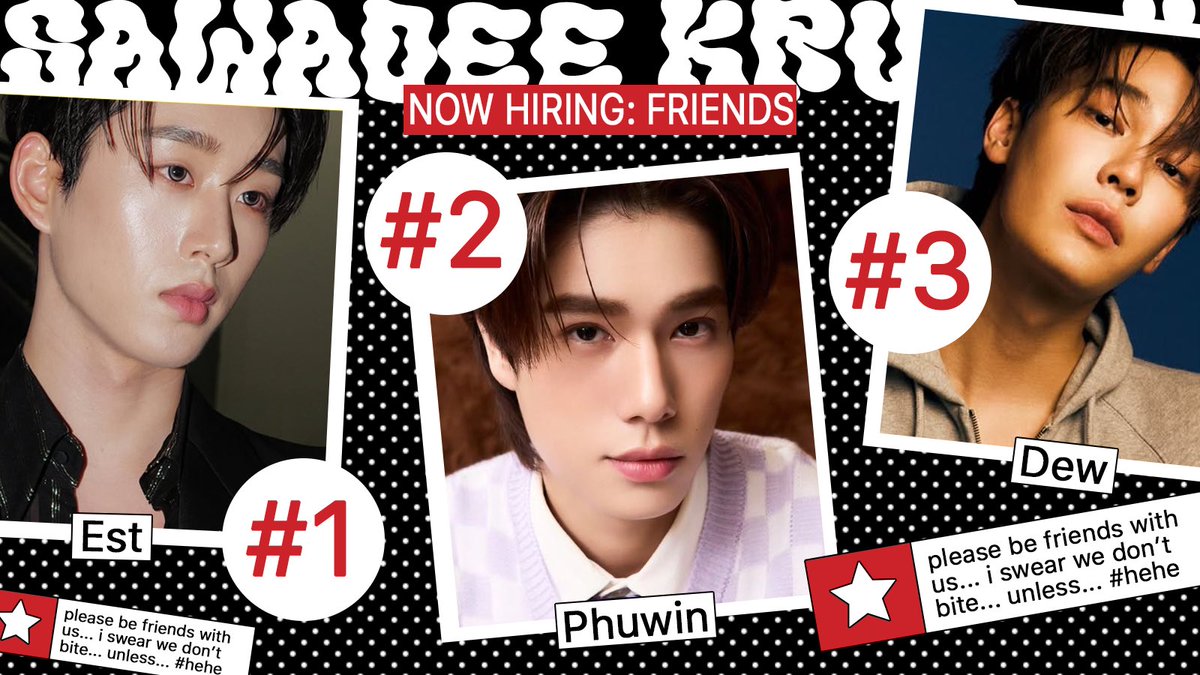 Phuwinnang's tweet photo. @Jirawaaat / @eesssttt.. Greetings to all, the three of us are currently looking to meet new people &amp; hopefully build some genuine friendships, while making our timeline little more lively. If this happens to reach you, feel free to say hello! We would be happy to meet new faces. https://t.co/KRB1lFudHa