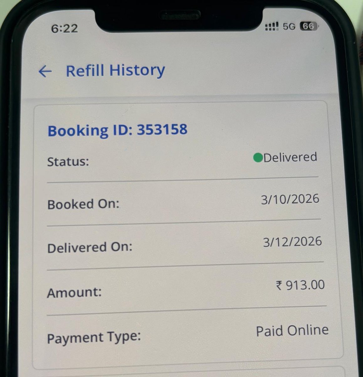 _SAONE's tweet photo. 🚨 Booked LPG cylinder 3 days ago but BPCL system shows “DELIVERED” since yesterday — I never received it. Possible fake entry/black marketing by local distributor. Complaint closed without action.

Please investigate.

@BPCLimited @PetroleumMin @MoCA_GoI #LPG #ConsumerRights https://t.co/Nujjtxv5Cp
