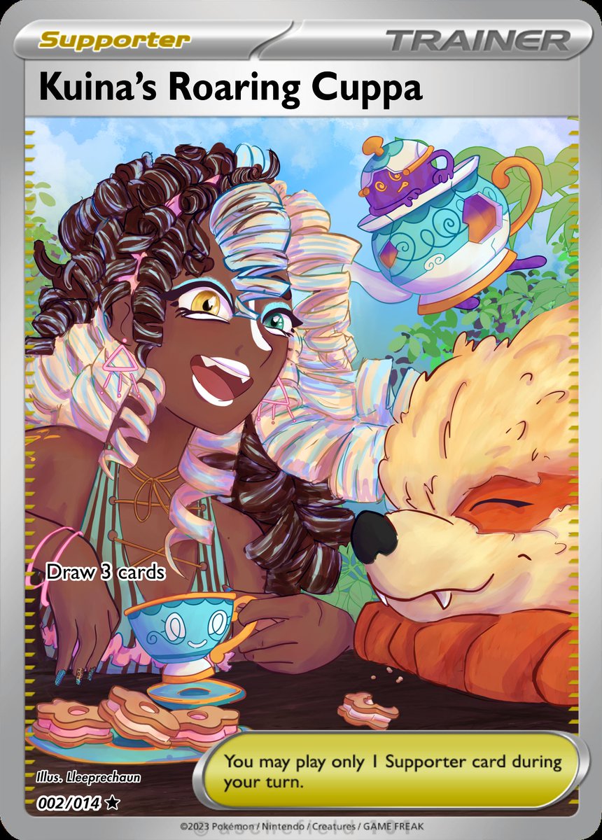 LLeeprechaun's tweet photo. TCG card Commission,  a lovely design to work with https://t.co/dmeZ7KjoBh