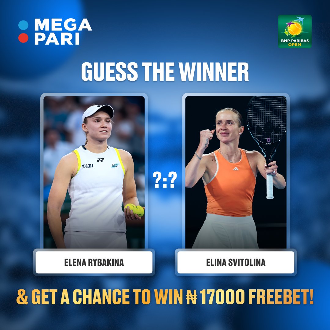 🎁 FREE BET 🎁

Rules:
✅ Follow us 👀
❤️ Like this post
👥 Tag as many friends as possible
🆔 Comment with your answer and your Megapari ID

🏆 20 winners will be drawn at random and announced on 17/3

👇 Participate here 👇