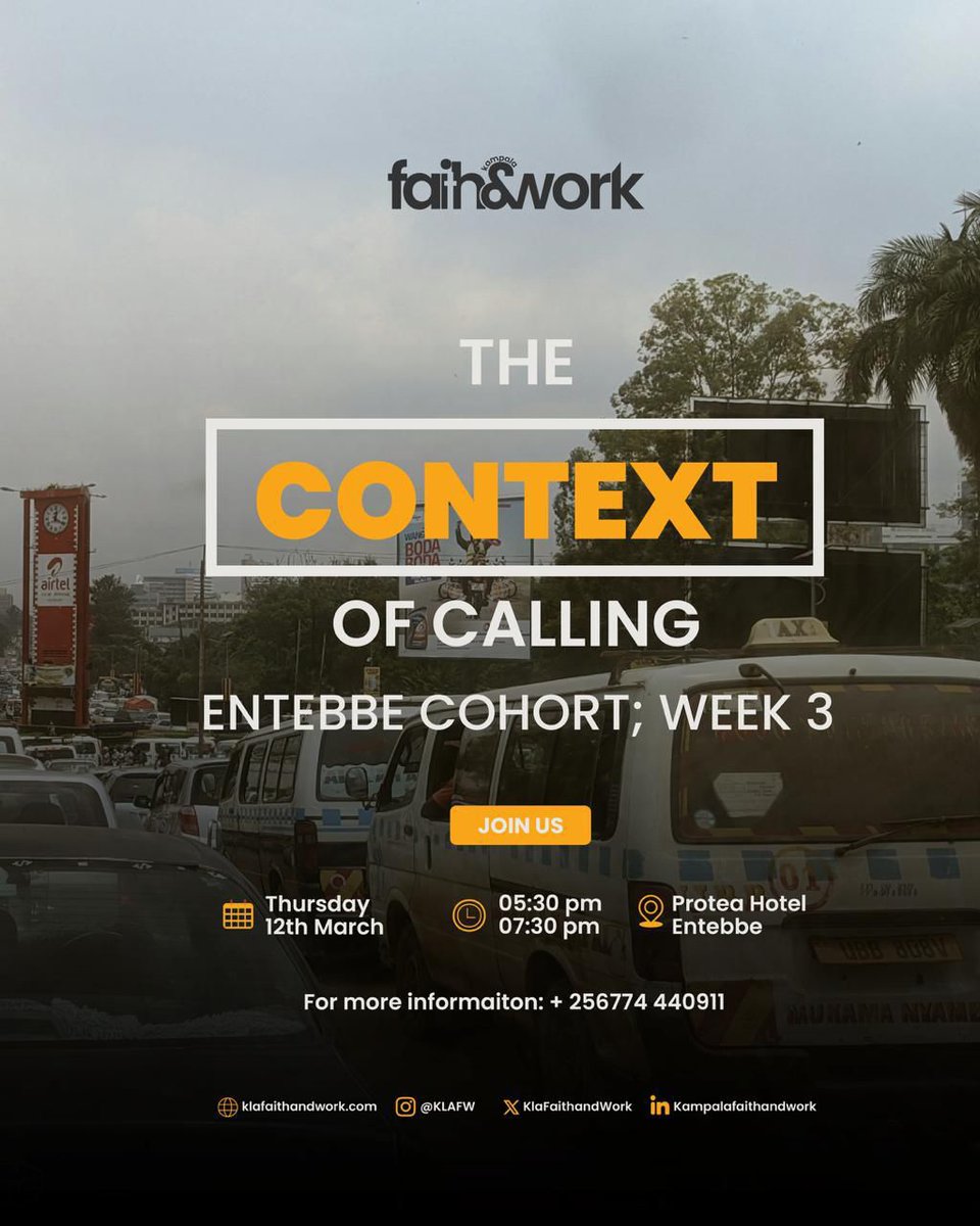 Kampala Faith and Work tweet media
