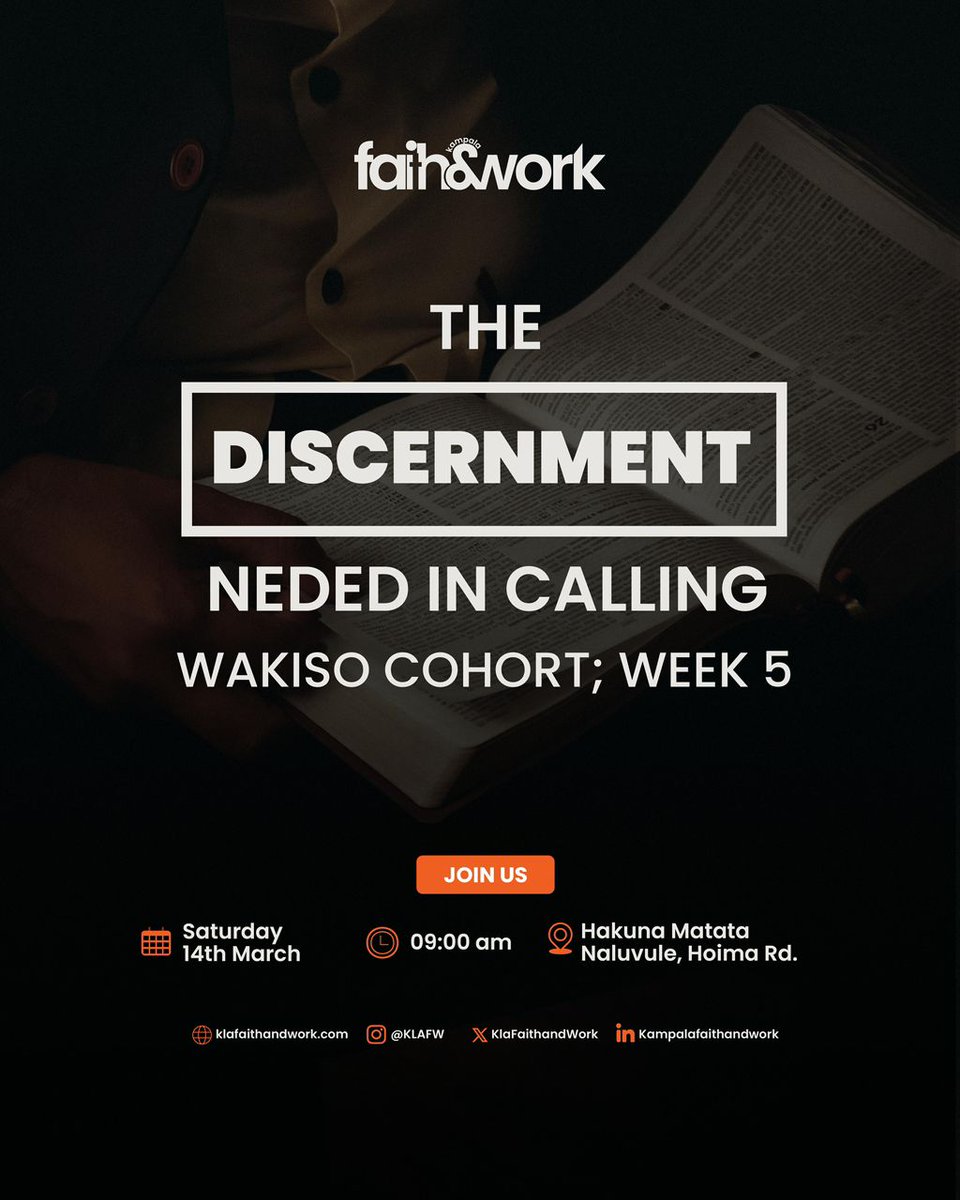 Kampala Faith and Work tweet media