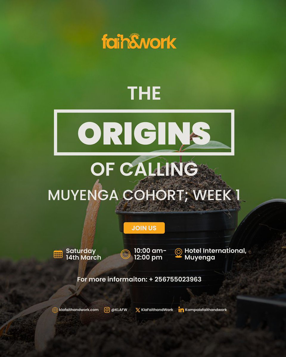 Kampala Faith and Work tweet media