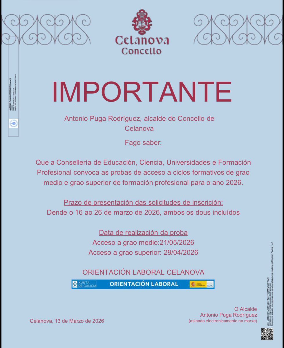 Celanova Concello tweet media