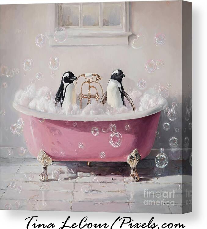 TinaLeCour's tweet image. Penquin Bubble Bath...Available here...tina-lecour.pixels.com/featured/penqu…

#bathrooms #bath #bathing #animal #Animalslover #penquins #HomeDecor #InteriorDesign #interiordecorideas #wallart #art #artforsale #arte #artistonx #paintings #cuteanimals #FridayVibes #gifts #puzzle