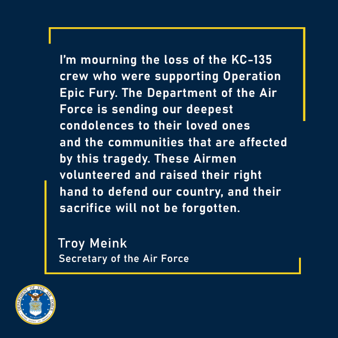 Office of the Secretary of the Air Force tweet media
