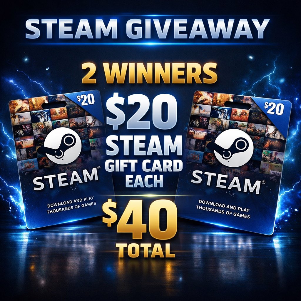 🚨 SURPRISE STEAM DROP 🚨

💸 2 WINNERS
🎮 $20 Steam Card Each

To enter:
✅ Follow <a href="/theejankanator/">Jankanator | Gaming & Giveaways</a> + <a href="/bienjamyn/">Kevin</a> 
🔁 Repost

💬 (Optional) What game has the best world or environment?

⏰ Ends 3/19
