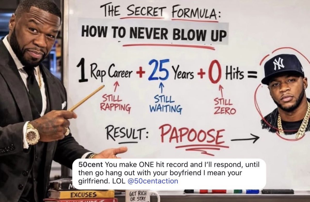 50 Cent says he will respond to Papoose's diss once he makes one hit record