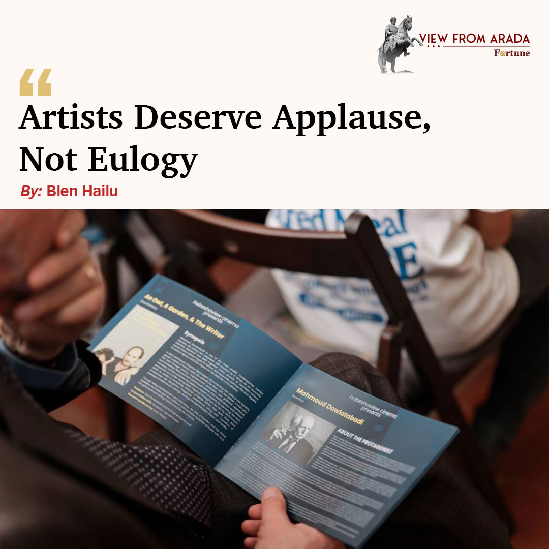 addis_fortune's tweet image. 𝗕𝗟𝗘𝗡 𝗛𝗔𝗜𝗟𝗨: When Mahmoud Dowlatabadi speaks of years spent absorbed in writing and survival, and of not remembering his children’s first days of school, the room falls still. #Cultural #Life #Art

Read more - shorturl.at/AkSVc