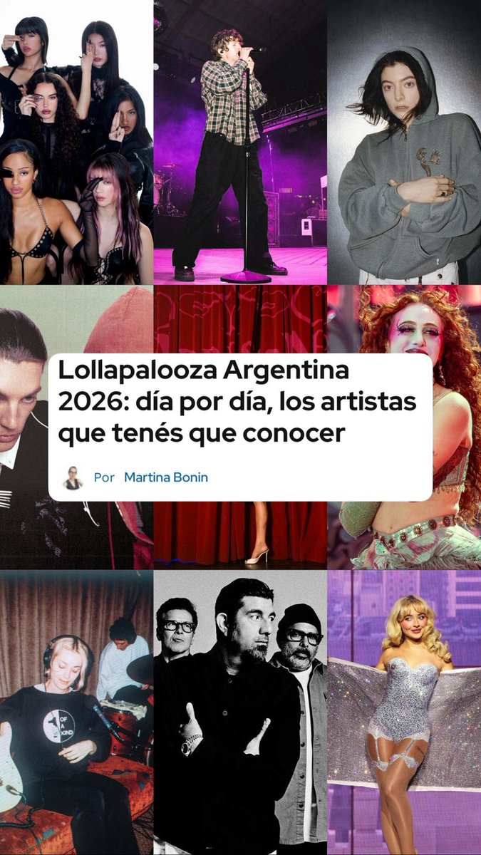 lolla IS HERE me leen acá tinyurl.com/5kpnfwhs

#Lollapalooza <a href="/lollapaloozaar/">Lollapalooza Argentina</a> <a href="/dfallaccess/">DF Entertainment</a>