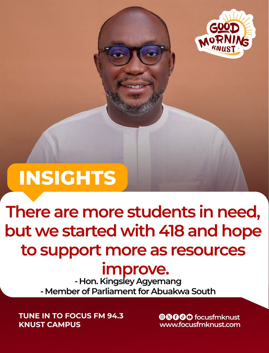 FOCUS FM KNUST (94.3MHz) tweet media