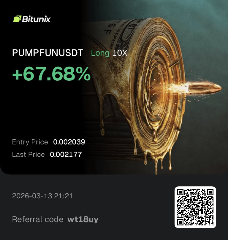 $PUMP tp1, sl to be 👌