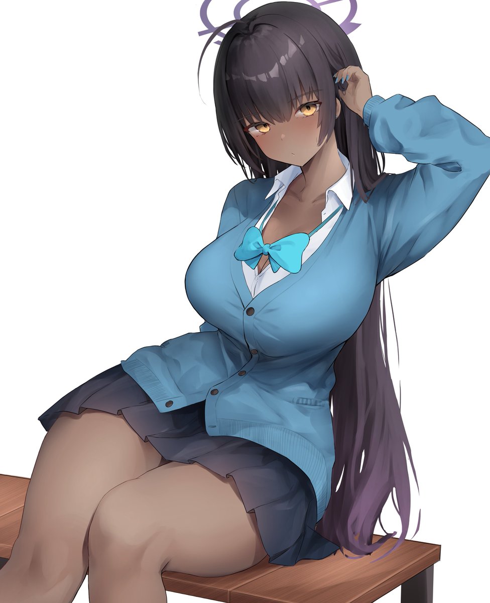 #ブルアカ 
制服カリン 