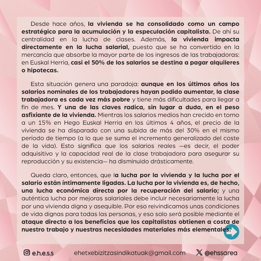 Euskal Herriko Etxebizitza Sindikatuen Sarea tweet media