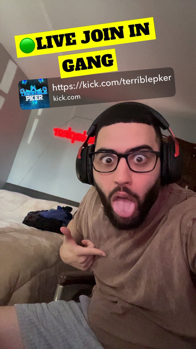 🟢LIVE $20 GIVEAWAY RT BE ACTIVE IN STREAM BOOM YOUR IN
kick.com/terriblepker