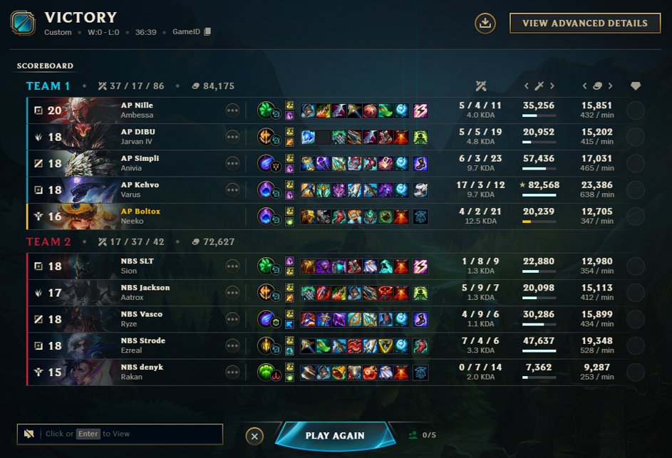 b0ltox's tweet photo. we 2-0 NBS and have a rematch against HRTS academy 🐼 https://t.co/rA8r65Z4N2