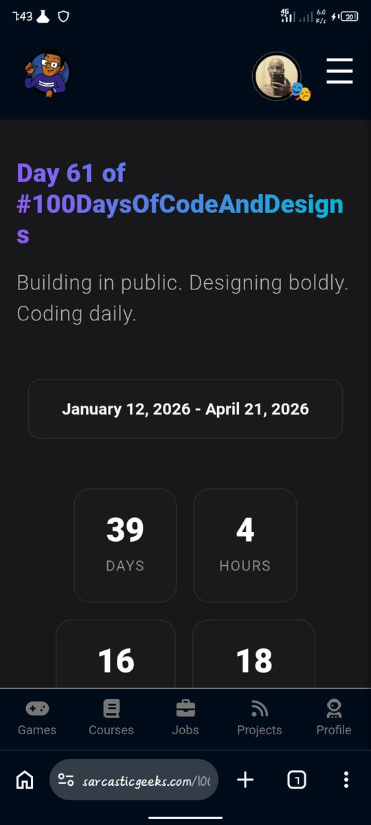 SomeMoreWater's tweet image. Day 61 of #100DaysOfCodeAndDesigns with the Sarcastic Geeks Trybe @sarcasticgeek4u

Today I added the customer service and moderate dashboard on my saas NexWAD. 
I also added toast notification.
Few more days to launch.