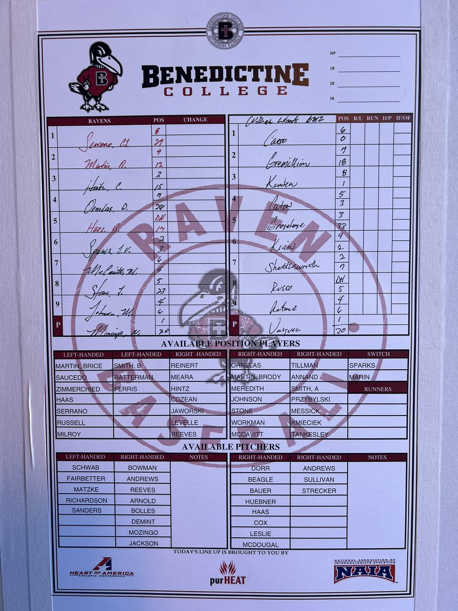 Benedictine Baseball tweet media