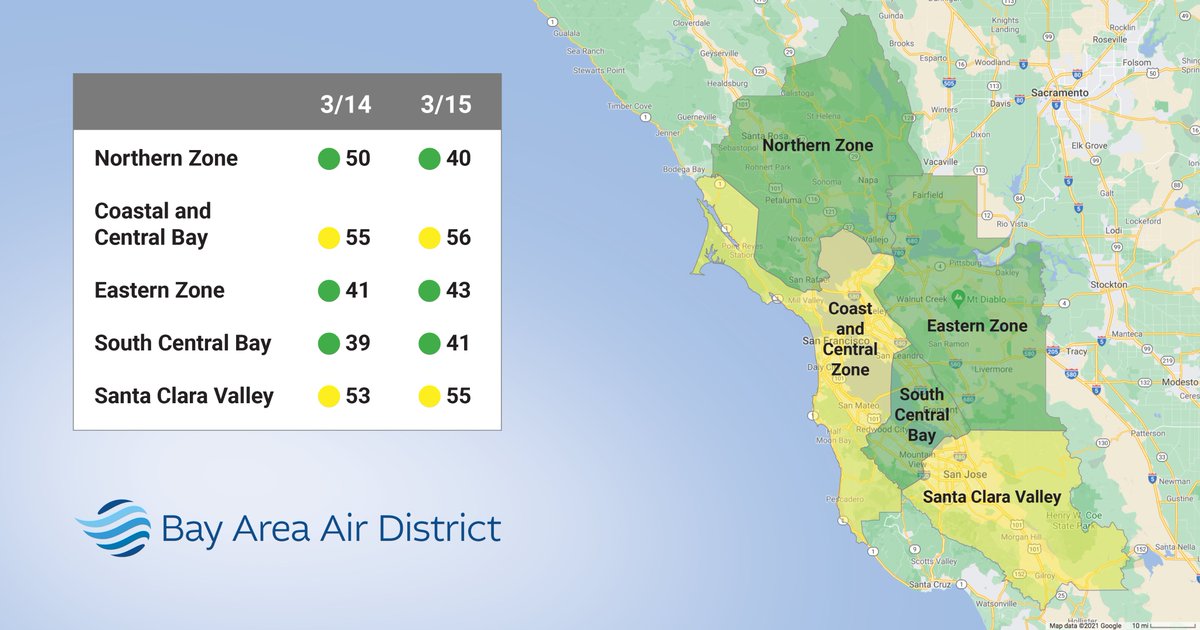 Bay Area Air Quality tweet media