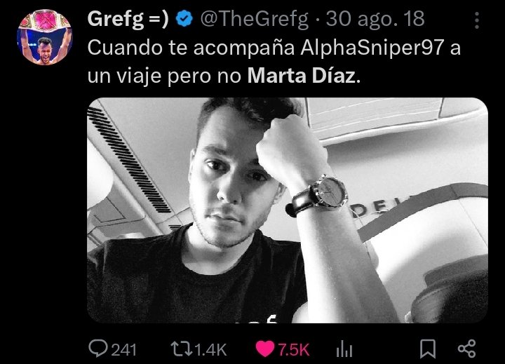anibal_gg12's tweet photo. 😂😂 @TheGrefg #veladadelaño6 https://t.co/p7wA1LkORZ