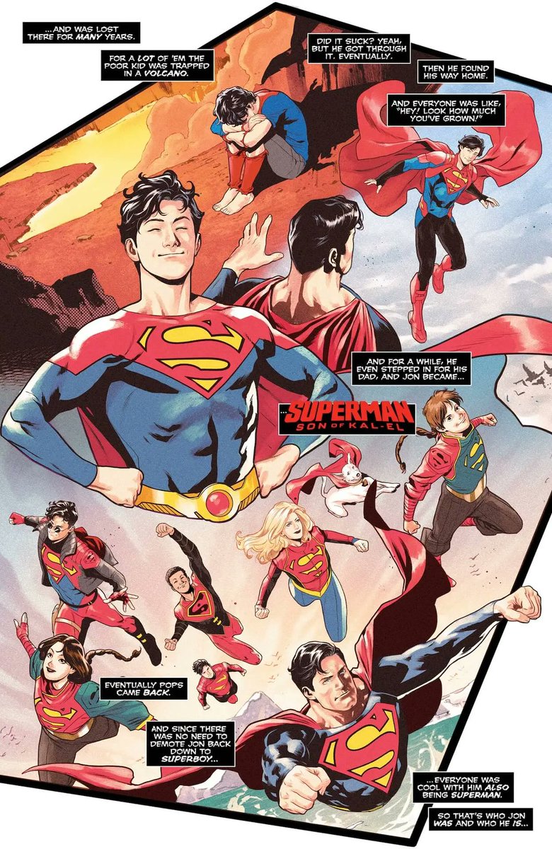 dcuworld's tweet image. Superman Unlimited #11 PREVIEW!

The future of Jon Kent starts here!