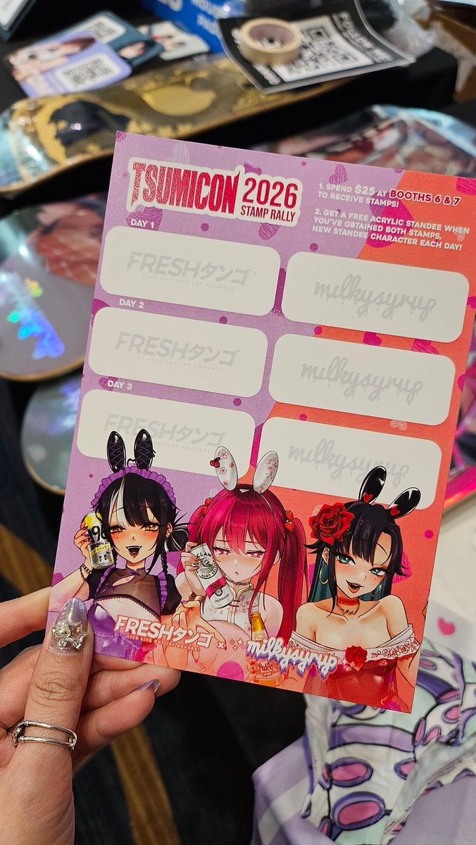 SUFFERING™🇭🇰 @ Tsumicon booth 6 tweet media