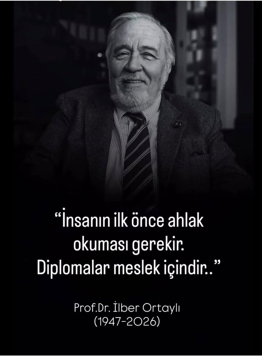 Mustafa16161606's tweet photo. Alimin ölümü, alemin ölümü gibidir.
Ruhu şad mekanı cennet olsun 
#ilberortaylı 
#türktarihi https://t.co/3MgJRcM8P2