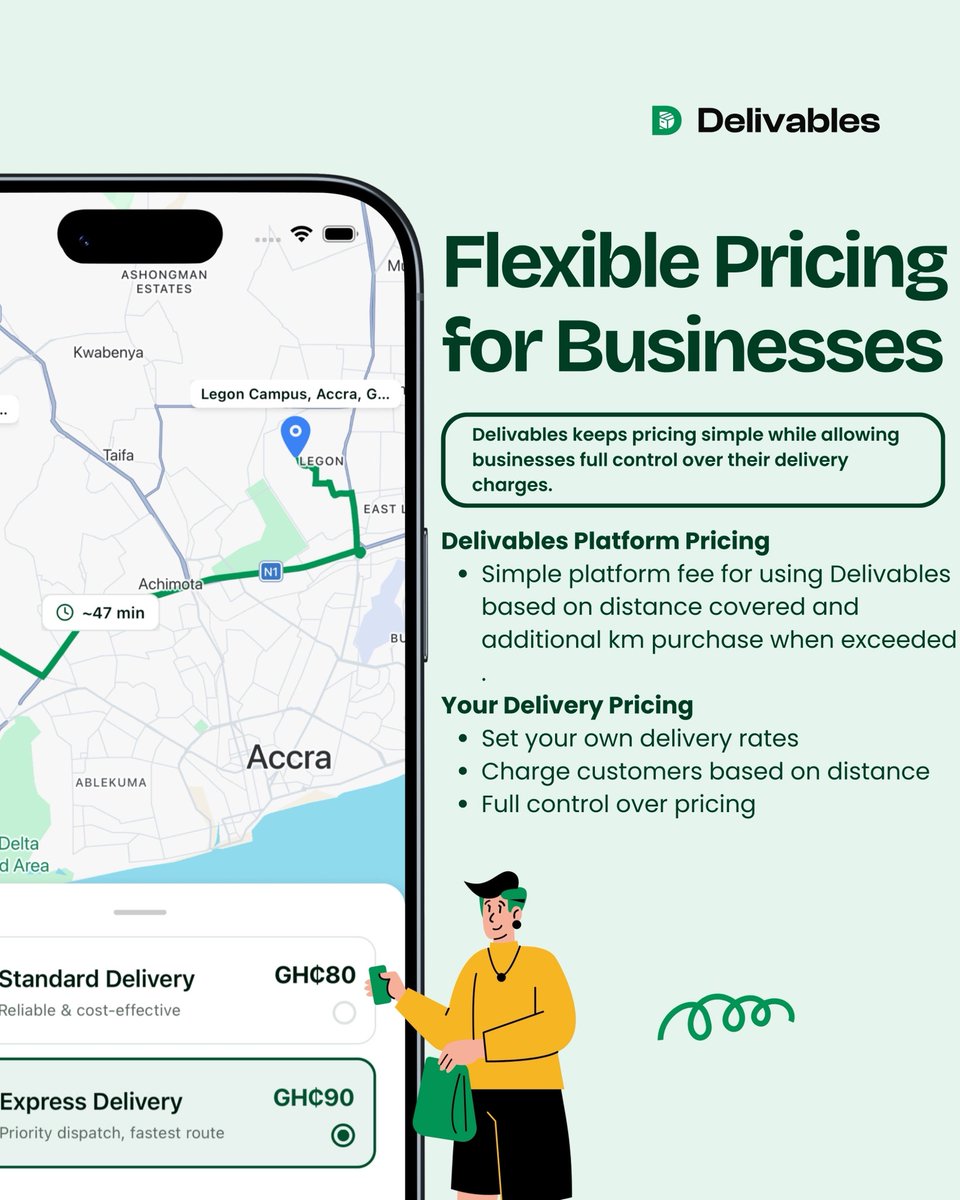 delivables's tweet photo. Smarter logistics. Better customer experience. Faster deliveries.

Start delivering smarter today.

🌐 https://t.co/RqFJCTkAyu
📞 +233 24 231 1078

#Delivables #LogisticsTech #DeliveryManagement #BusinessTools #StartupAfrica #TechInGhana #AccraBusiness #DeliveryPlatform 🚚 https://t.co/QpMq3MOgKo
