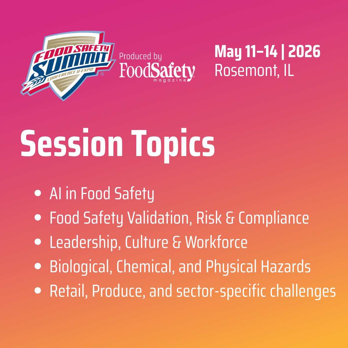 Food Safety Summit tweet media