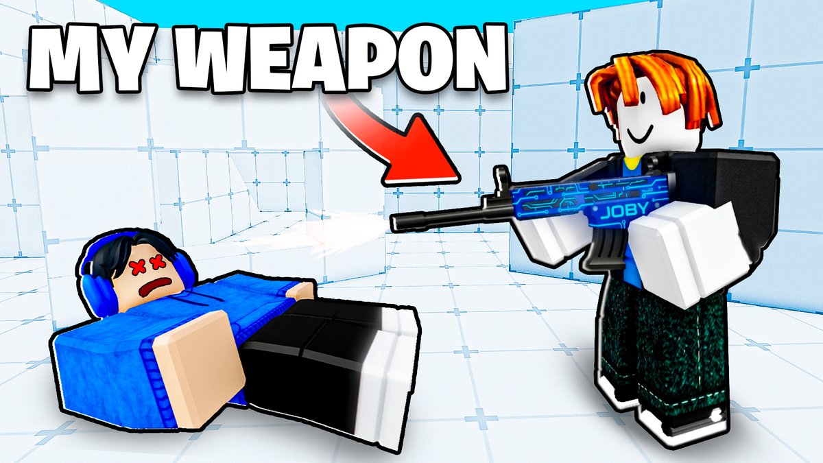 trinittass's tweet photo. One of the Thumbnails Roblox I made for JobyBlox 👻open DM📷 #thumbnail #thumbmaker #roblox https://t.co/Lbdmw9TjMa
