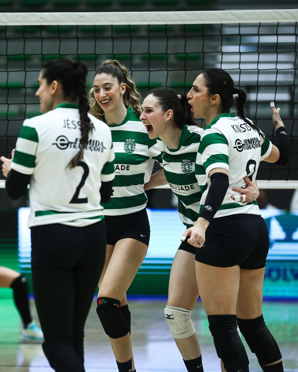 🗓️ As Leoas #VoleibolFemSCP vão jogar frente ao PV Colégio Efanor nos 𝐪𝐮𝐚𝐫𝐭𝐨𝐬-𝐝𝐞-𝐟𝐢𝐧𝐚𝐥 da Liga Solverde 🏐

📆 22/3 ⏰ 15h00 📍 Pavilhão João Rocha
📆 29/3 ⏰ 16h00 📍 Pavilhão Colégio Efanor 
📆 1/4 ⏰ 19h30 📍 Pavilhão João Rocha (se necessário)