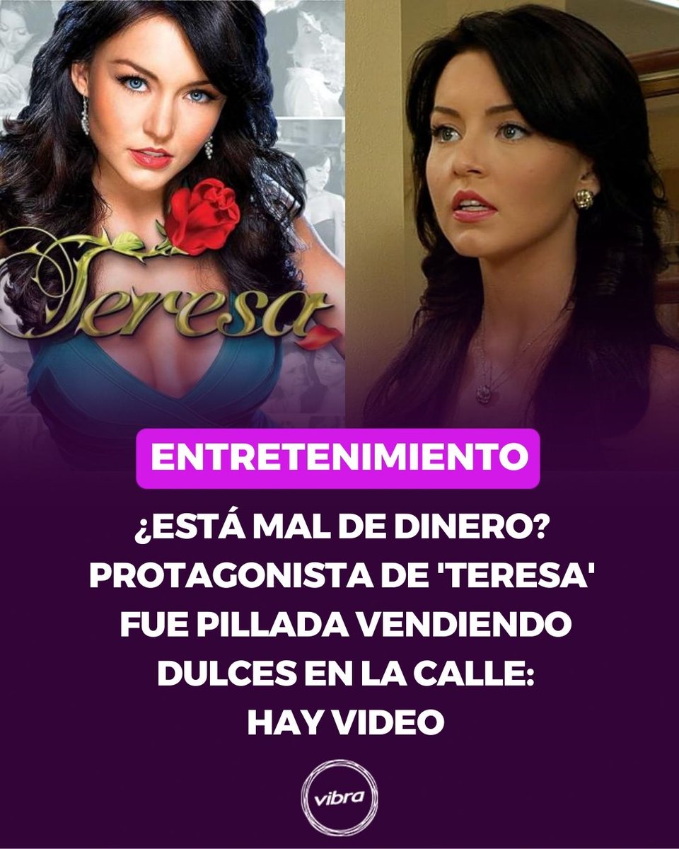 vibra_co's tweet photo. El video viral ha dejado en shock a muchos, que jamás se imaginaron a la actriz vendiendo dulces, ¿qué opinas? 😱 📷 📷#Teresa #AngeliqueBoyer #Vendiendo #Dulces #VideoVideo aquí: https://t.co/4gvj8Rn79J https://t.co/upIEOYtWii