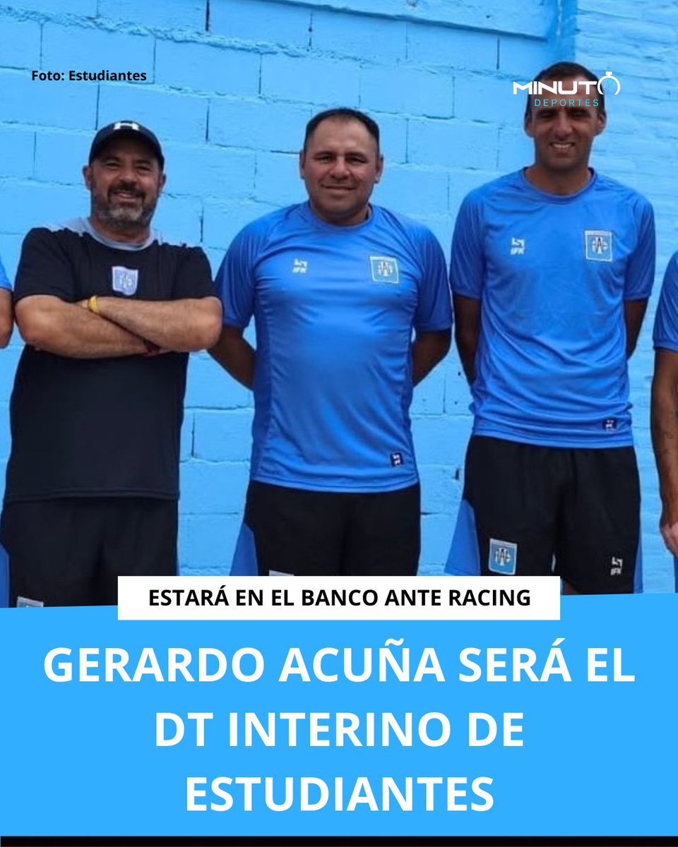 LO ACOMPAÑARÁ GASTÓN BOTTINO, ÍDOLO CELESTE 📋

👉 instagram.com/minutodeportes…