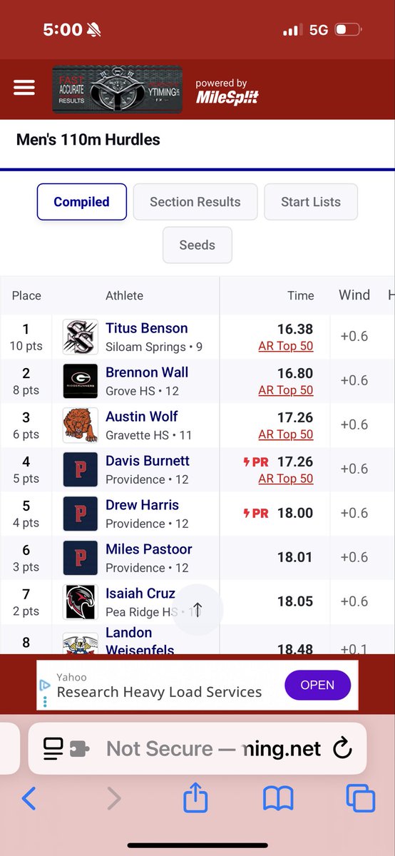 Titus Benson tweet media