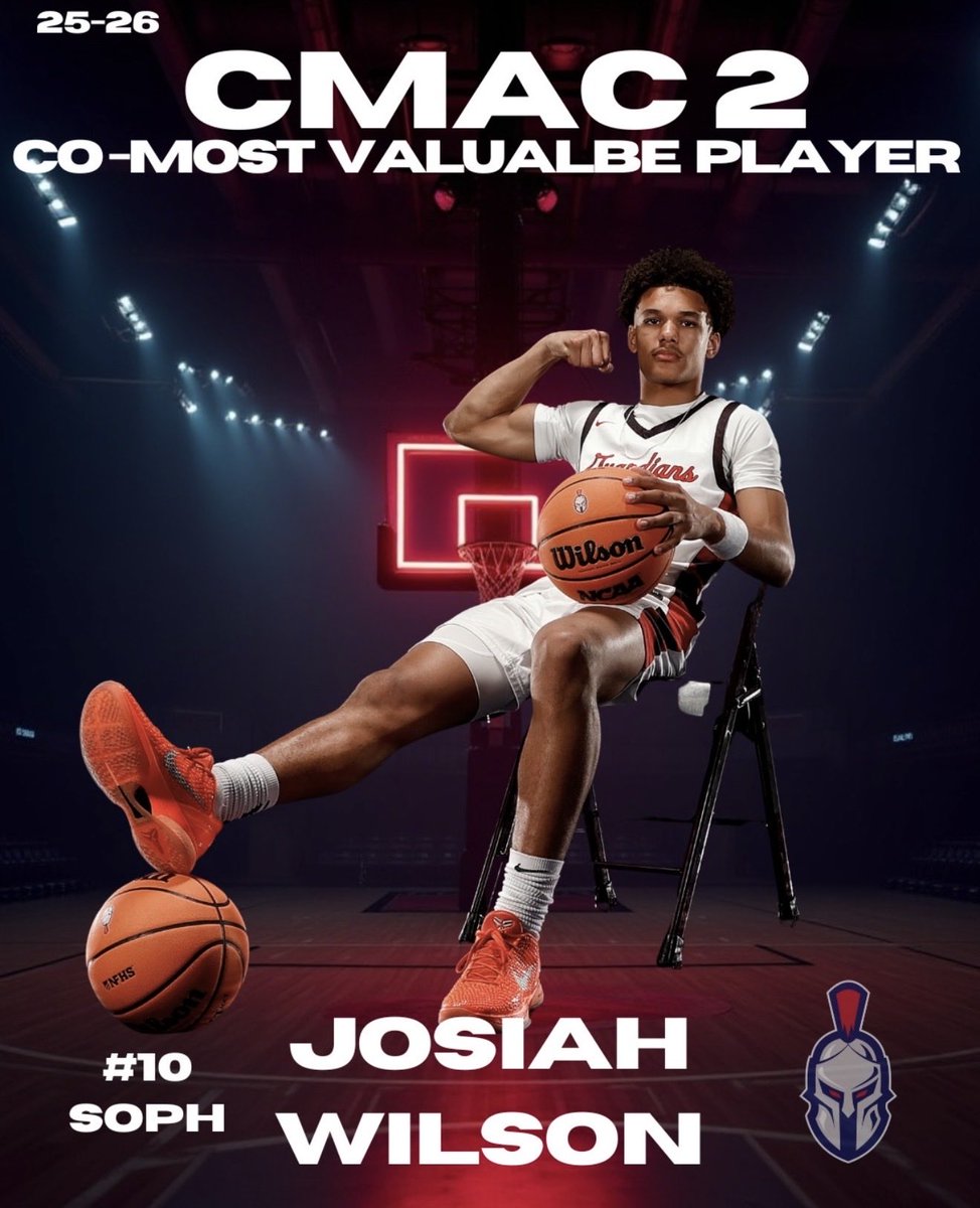 JGH_boysbball's tweet image. CONGRATULATIONS to 2028 G Josiah Wilson on being selected as the CMAC 2 Conference Co-Most Valuable Player! 🛡️⚔️ 
17.1 PPG, 6 RBG, 2 APG, 2.8 SPG
🛡️ CMAC 2 Co- CHAMPION 
#standformore #togetherweattack #MVP
