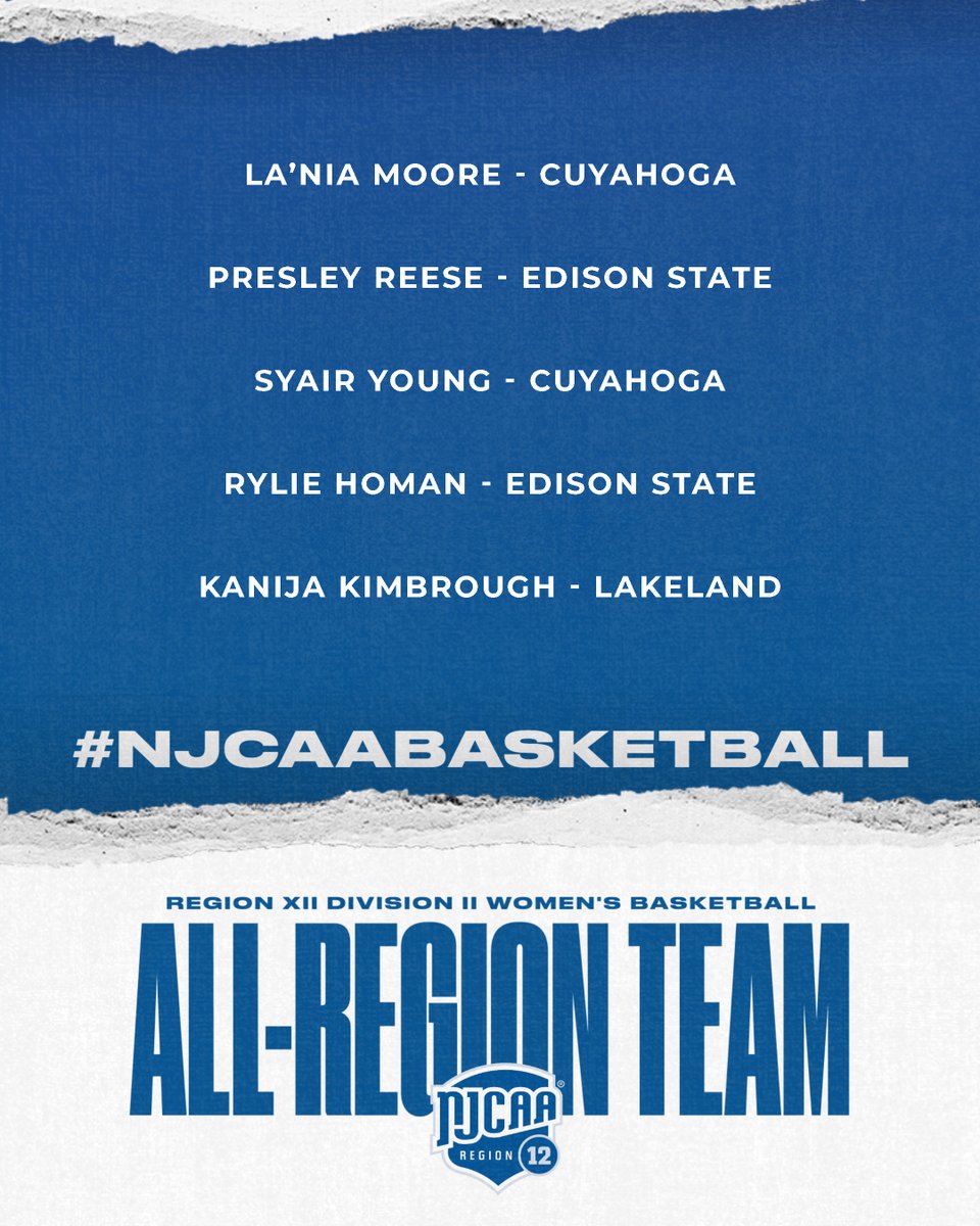 NJCAA Region 12 tweet media