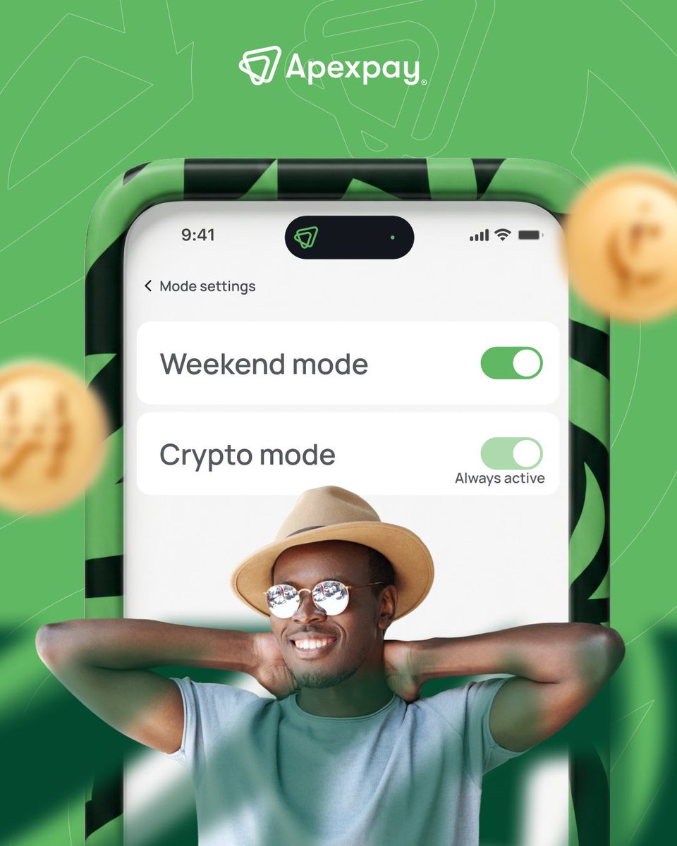 Weekend plans 🤝 crypto trades

Convert your crypto easily on Apexpay and enjoy fast payouts anytime.