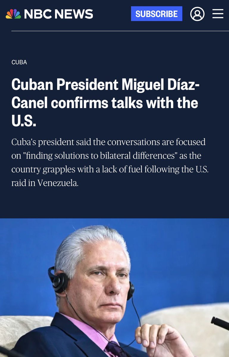 Trump called it…again Cuba says it’s now in talks with the United ...