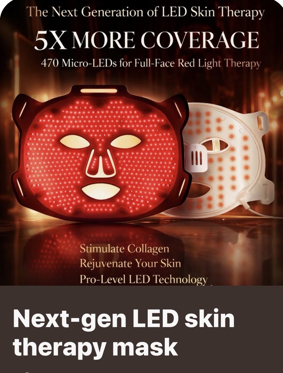 saveyourface's tweet photo. 5 times more LED coverage - Professional level Red Light Therapy now at home - available at Newvisage Advanced Skincare https://t.co/vKxQbG3mKS