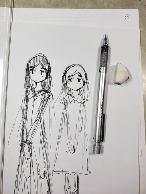 約束後編
68ページあると微調整しながらセリフの書き出しだけで一日作業
今日?はここまで
起きたら下書き入れていくのす
目指せ6月COMITIA!

体調が良いとアナログ原稿用紙に向かうのが楽しい 
