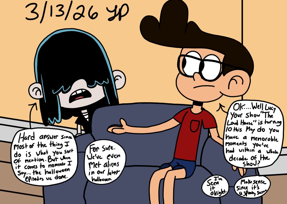 JordanP__24's tweet image. The interview continues with my next Loud which is Lucy Loud. She 1st decided it be fun for her to jumpscare behind me. However with the way she feels today she was in a mood for 1 question 😐 but I give it my best to ask at the most.

#theloudhouse #fanart #lucyloud #reference