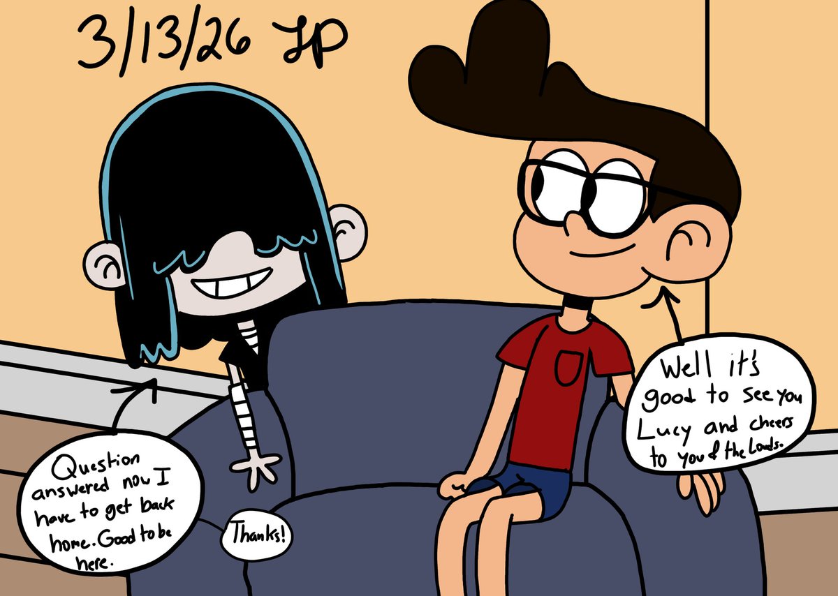 JordanP__24's tweet image. The interview continues with my next Loud which is Lucy Loud. She 1st decided it be fun for her to jumpscare behind me. However with the way she feels today she was in a mood for 1 question 😐 but I give it my best to ask at the most.

#theloudhouse #fanart #lucyloud #reference